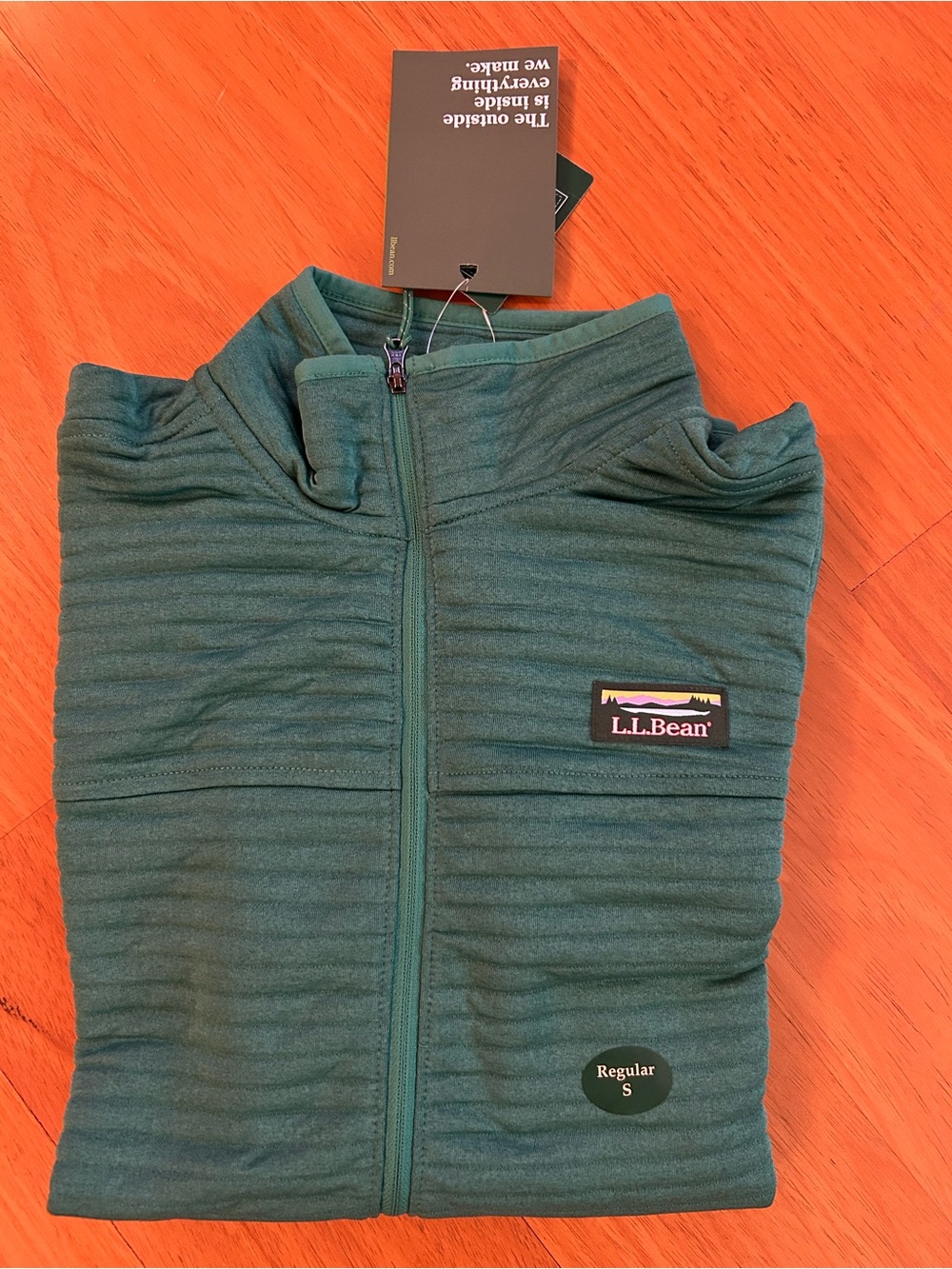 L.L. Bean AirLight Jacket Green Womens Size Small - Picture 2 of 9
